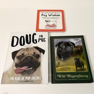 Pug Lover’s Book Bundle Doug the Pug, Pug Wisdom & Wild Masterpieces